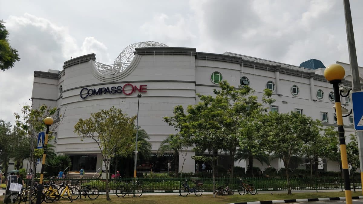 Compass One mall at Sengkang MRT, Sengkang, Singapore
