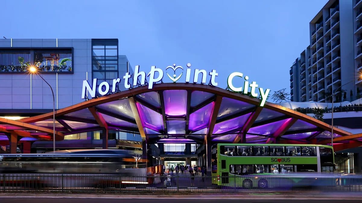 Northpoint City mall at Yishun MRT, Yishun, Singapore